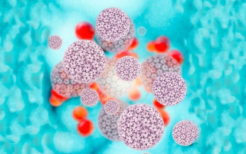 labia üzərində papillomalara səbəb olan insan papillomavirusu